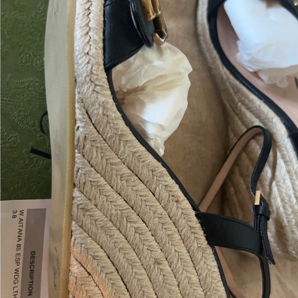 Gucci Leather Platform Espadrilles - Picture 3 of 6